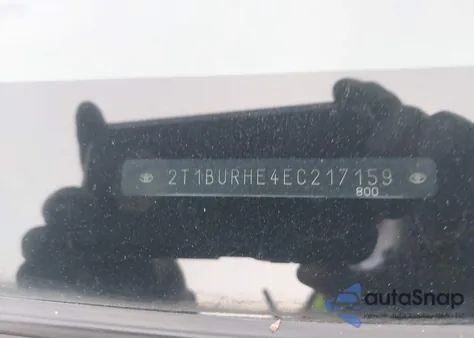 2014 Toyota Corolla Le Premium from USA, damaged, VIN 2T1BURHE4EC217159